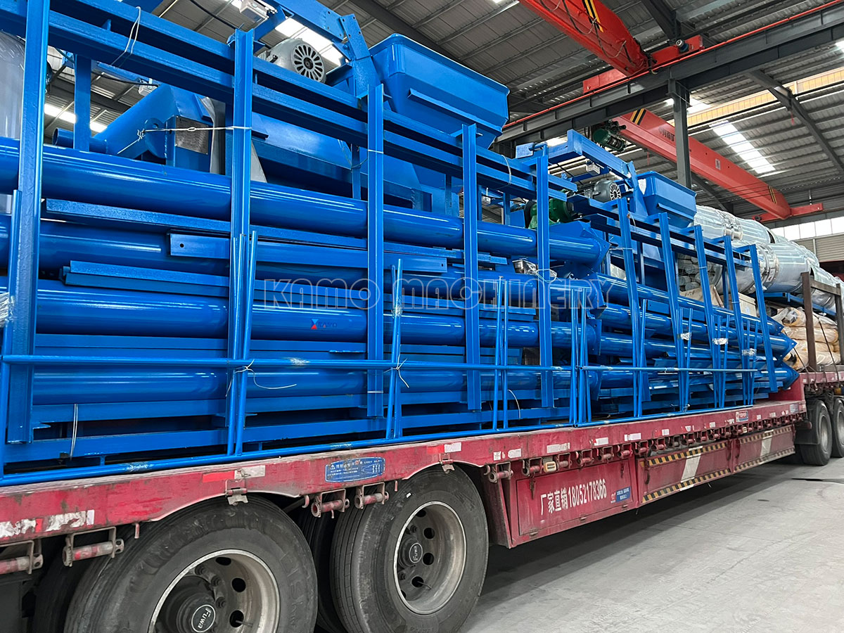 Giao máy trộn bê tông JS1500 và các thiết bị liên quan